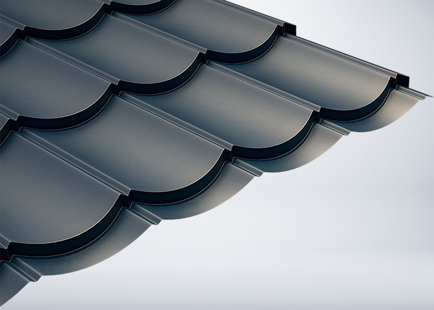 metal roofing installation: Classic Rolltile