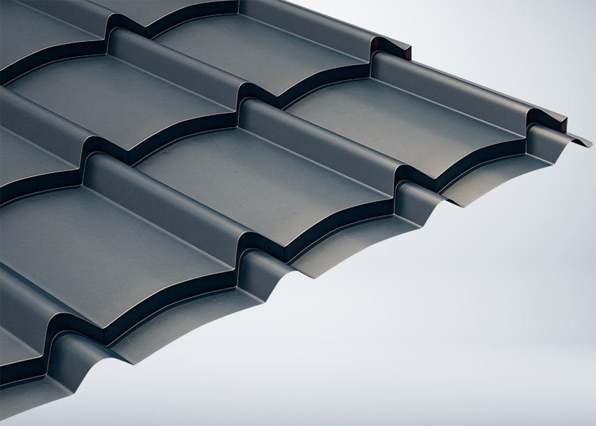 metal roofing installation: Universal tile